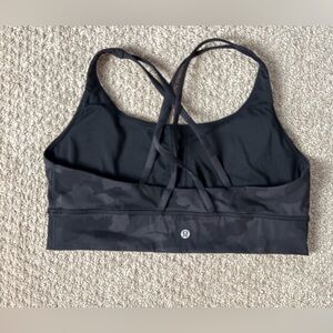 lululemon athletica energy longline Black Camo Sports Bra
